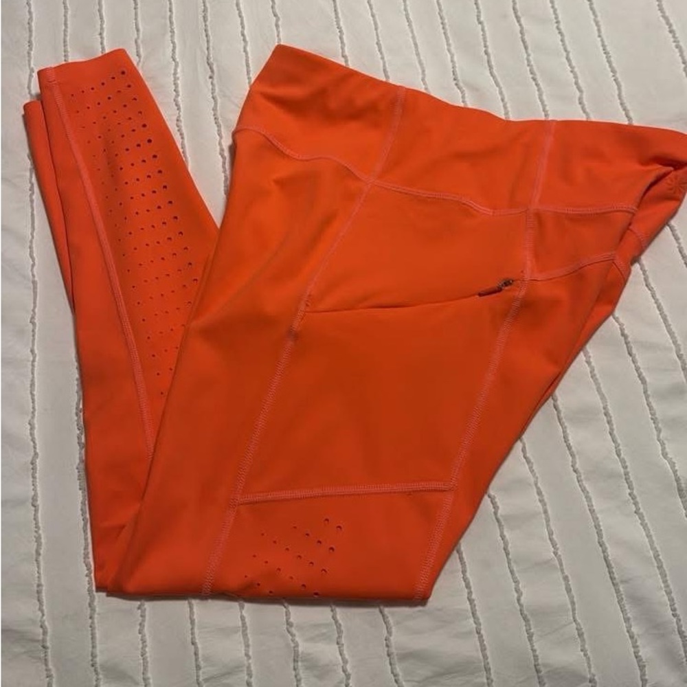 Athleta Orange Leggings